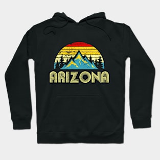 Arizona Tee - Retro Vintage Mountains Nature Hiking Hoodie